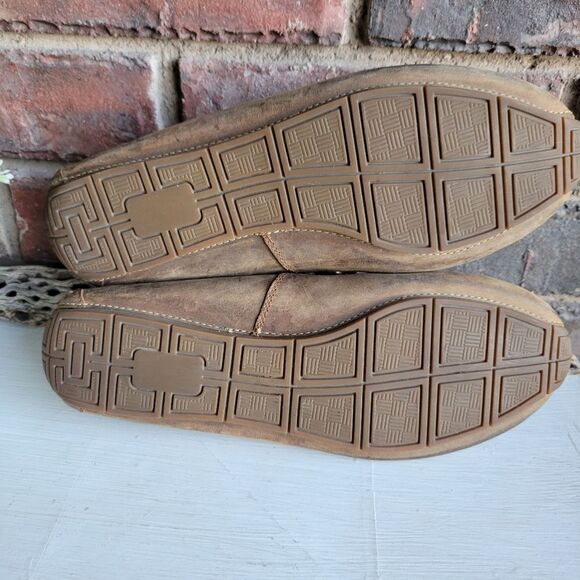 Cole Haan Somerset Men's Shoes Brown Leather Moc Toe Venetian Slip On Loafers - Picture 10 of 15